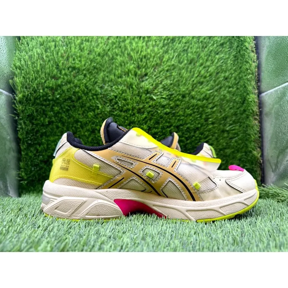 P.E Nation x Asics Gel-1130 1203A244 Athletic Sneaker Men's 6 White Mesh Running